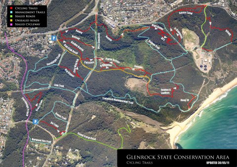 Glenrock Trail Map